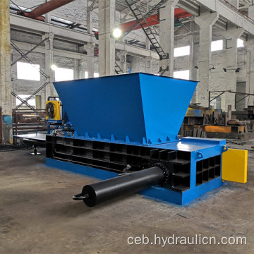 Ang Awtomatikong Hydraulical Steel Cans Baler Pressing Machine